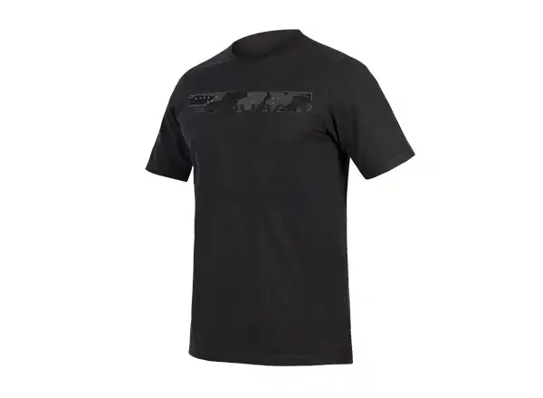 Endura One Clan Organic Tee Camo Herren T-Shirt Black