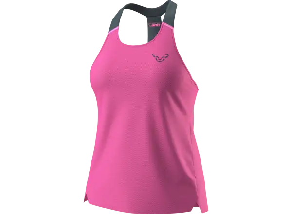 Dynafit Sky Damen Lauf-Tanktop Pink Glo