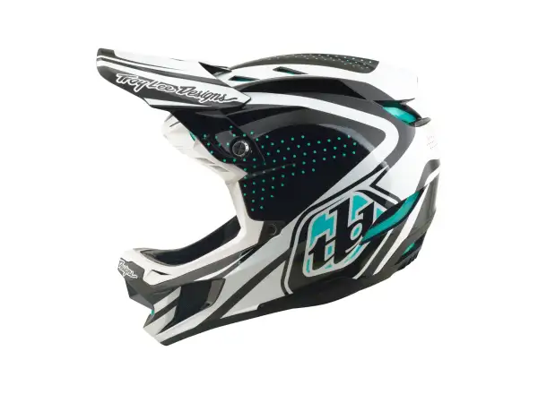 Troy Lee Designs D4 Composite MIPS Helm Crest Real Teal