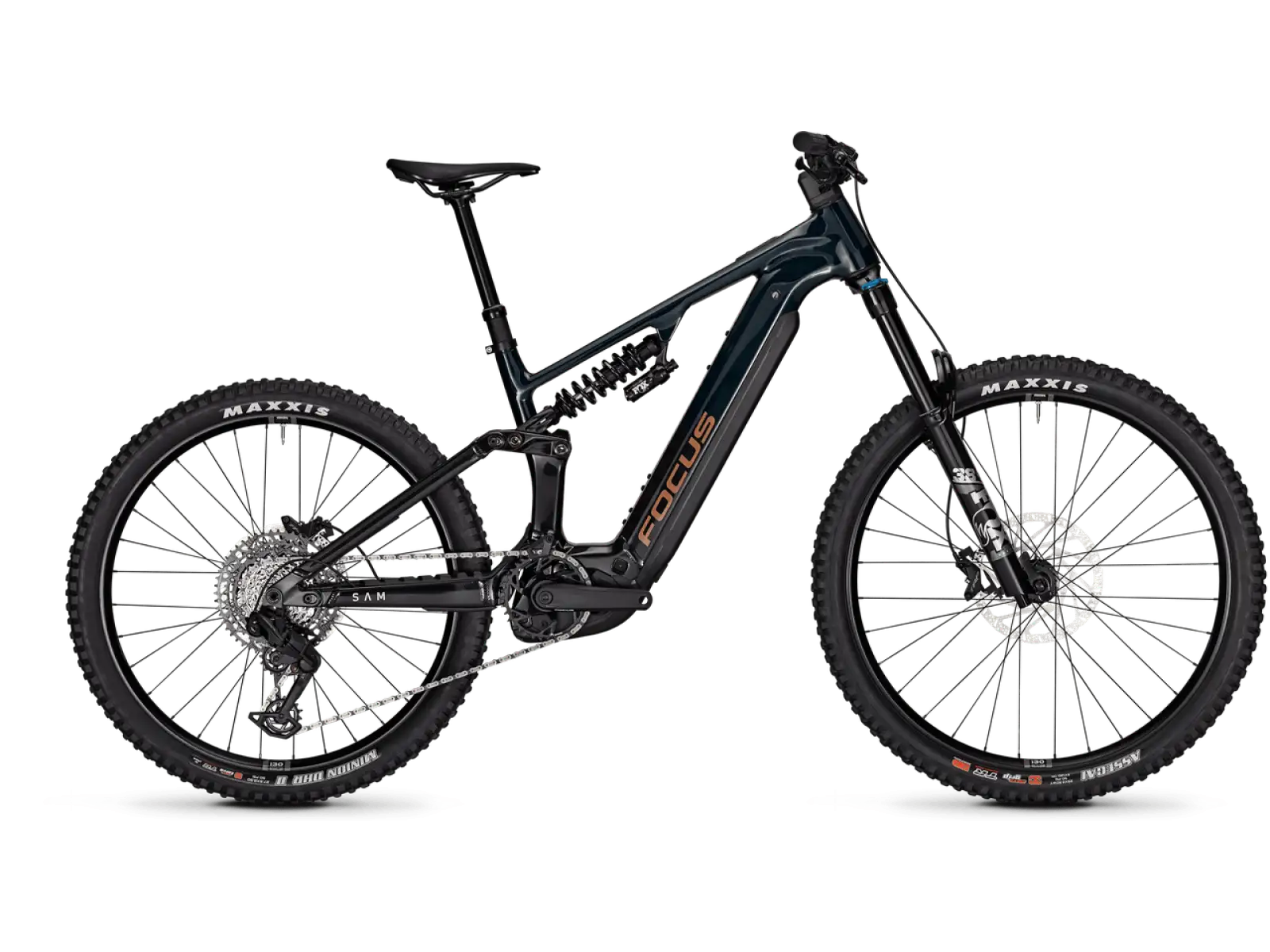 Focus SAM 8 600Wh vollgefedertes E-Bike Classicgreen / Obsidianblack