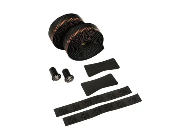 Silca Nastro Cuscino Wickelband schwarz/orange/neongelb