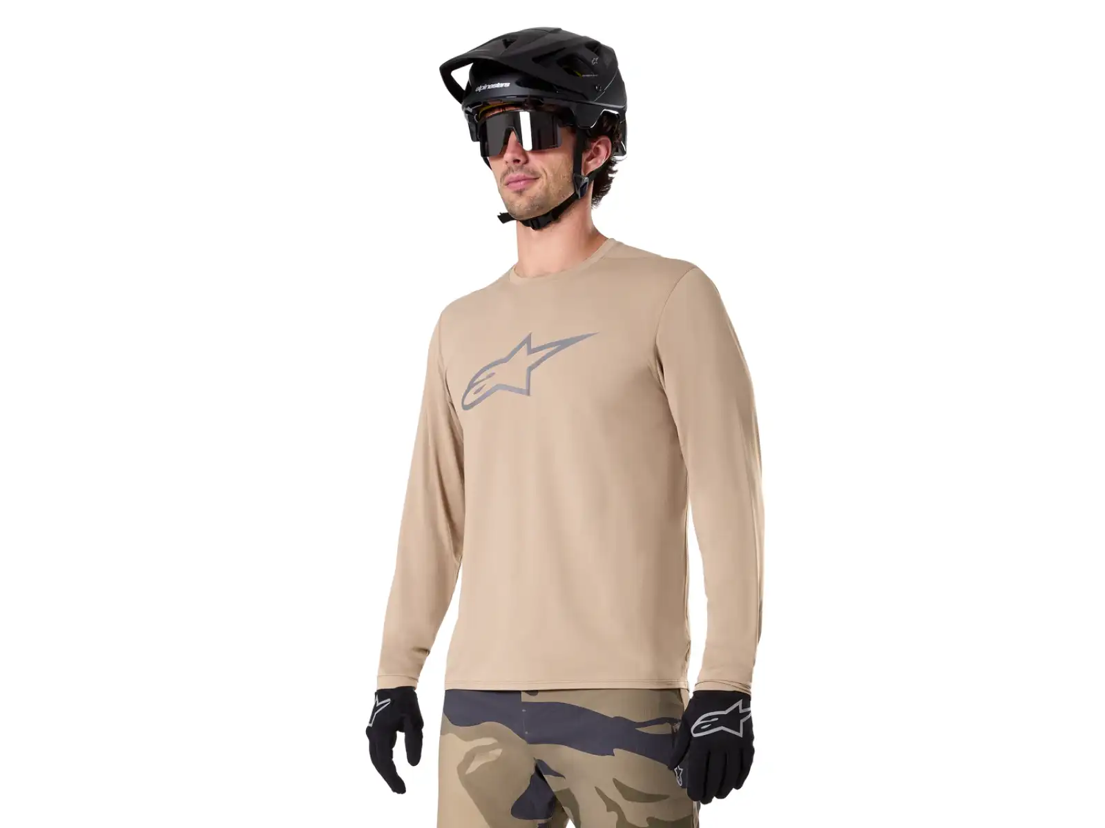 Alpinestars A-Dura Astar Herren langärmliges Trikot Light Brown