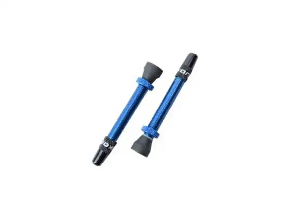 Quaxar TCS Tubeless-Ventile 45 mm 2 Stück blau