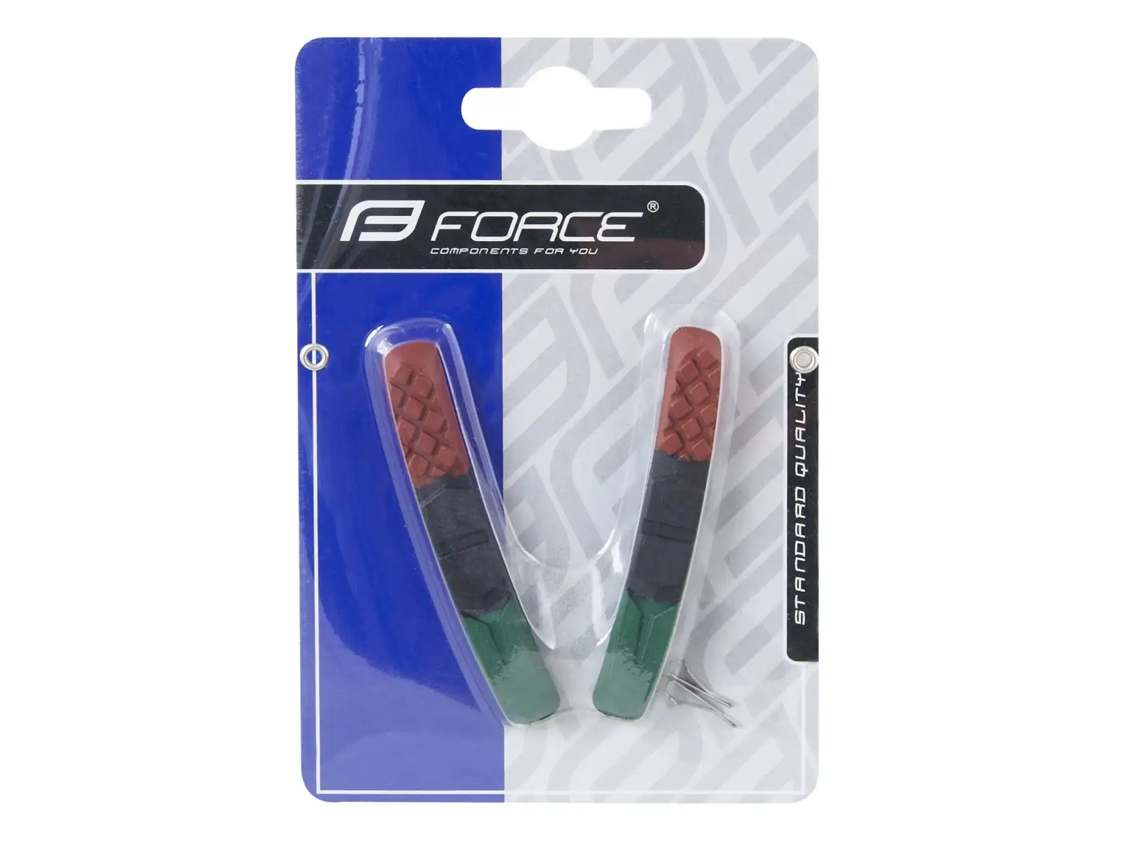 Force Bremsbeläge Ersatz V green/schwarz/braun