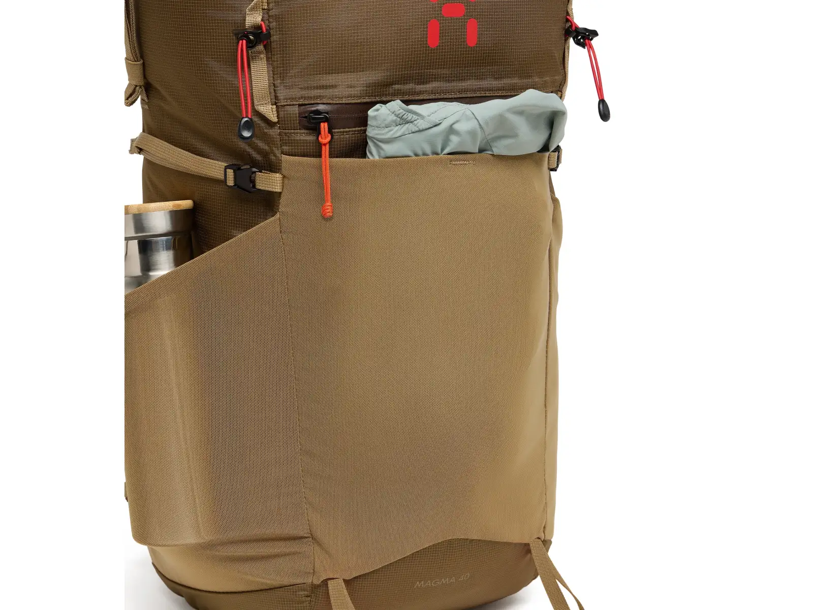 Haglöfs Magma Rolltop 40 WR Rucksack Teak Brown/Oak Brown 40l