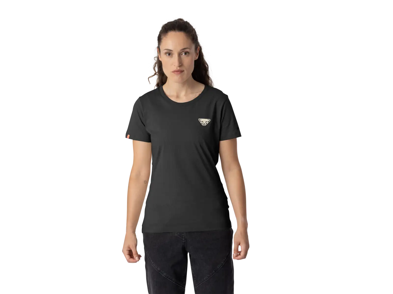 Dynafit 24/7 Graphic Damen T-Shirt Kurzarm Black Out/Trail Crew