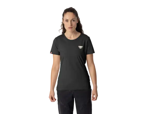Dynafit 24/7 Graphic Damen T-Shirt Kurzarm Black Out/Trail Crew