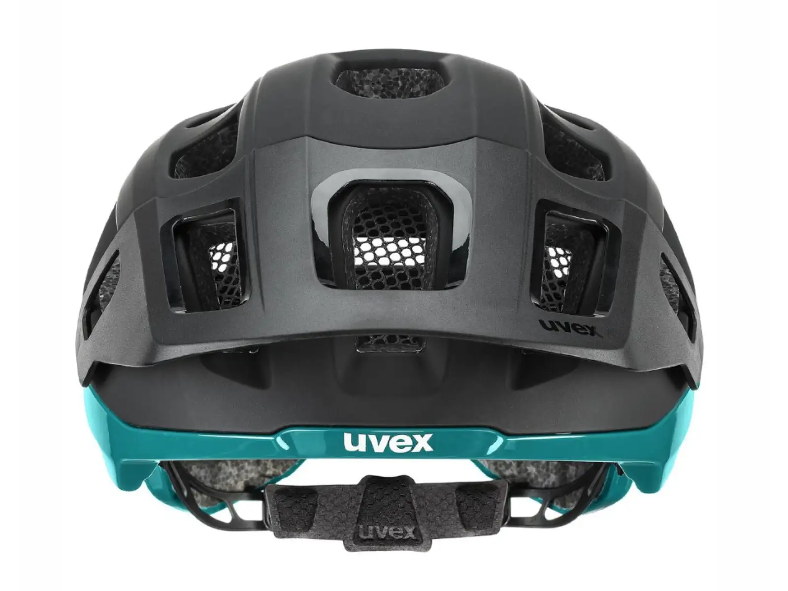 Uvex React MTB Helm Black/Teal Matt