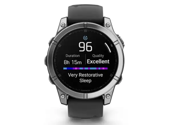 Garmin fenix E - 47 mm AMOLED Smartwatch aus Edelstahl