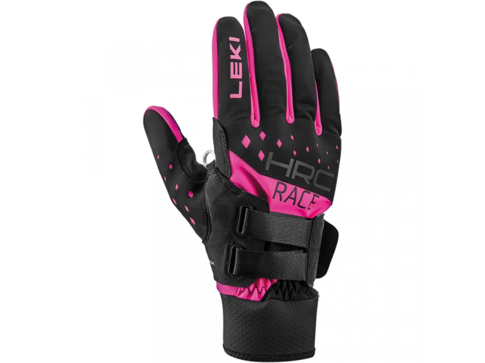 Leki HRC Race Shark Langlaufhandschuhe Black/Pink