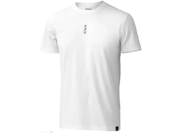 Fizik Vertical Logo T-Shirt mit kurzem Ärmel White