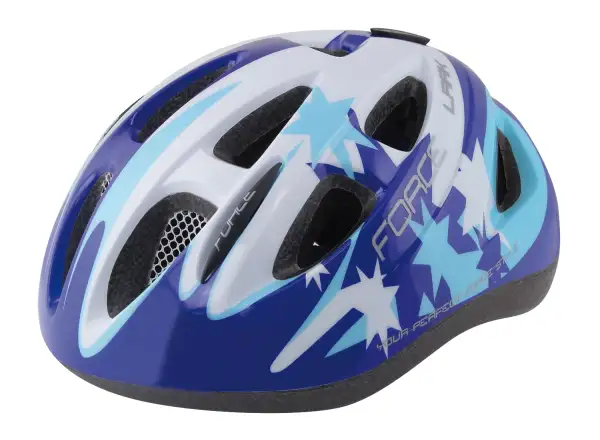 Force Lark Kinderhelm blau/weiß