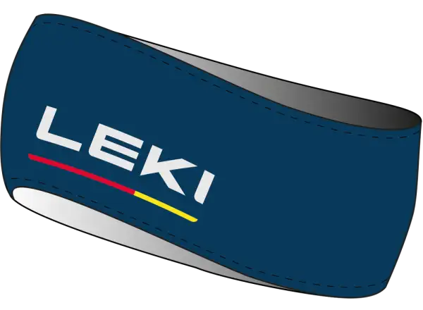Leki 4-Season Stirnband Marineblau/weiß
