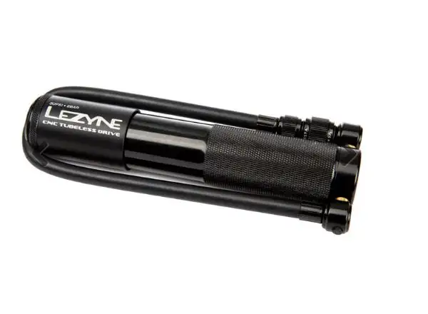 Lezyne CNC Tubeless Drive Mini-Pumpe Schwarz
