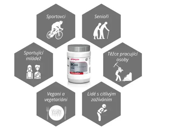 Sponser BCAA Capsules 350 g BCAA in Kapseln