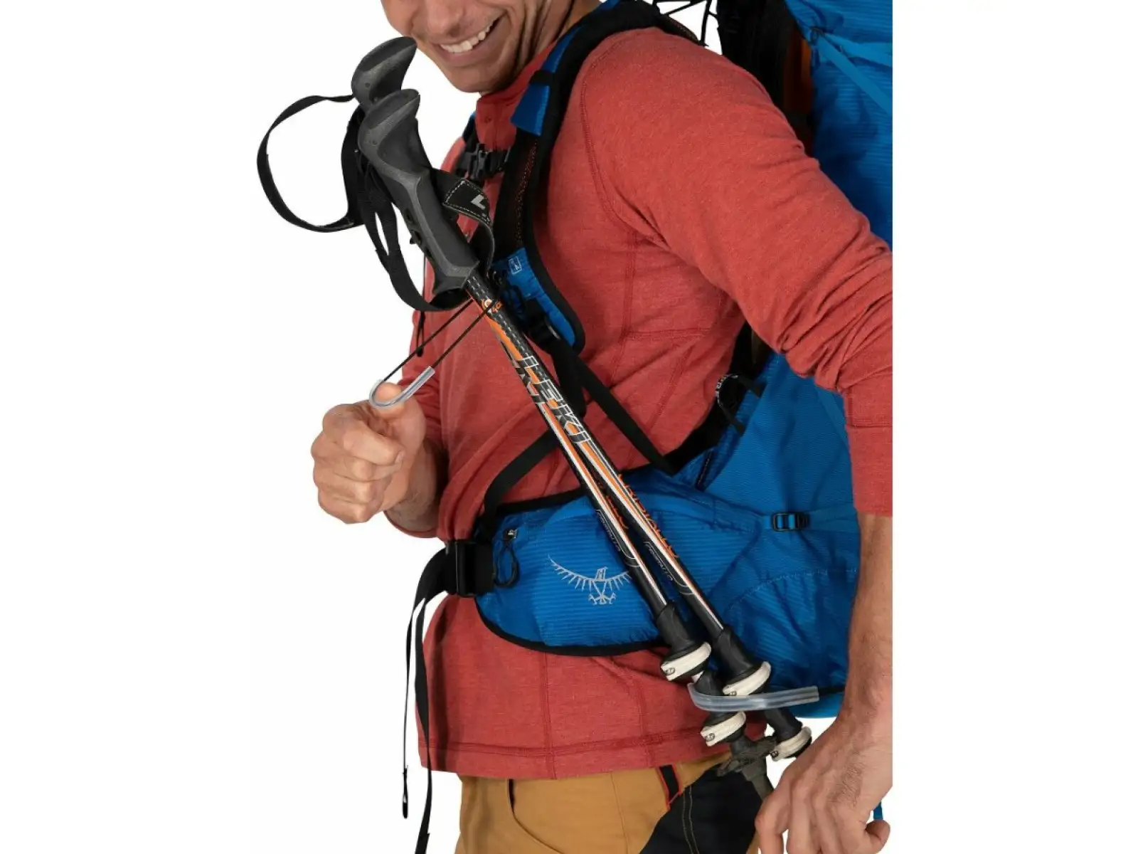Osprey Exos 48 Herren Wander Rucksack Blue Ribbon L/XL