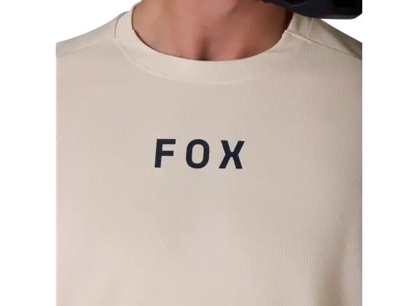 Fox Ranger Herrentrikot Kurzarm Wordmark Chalk