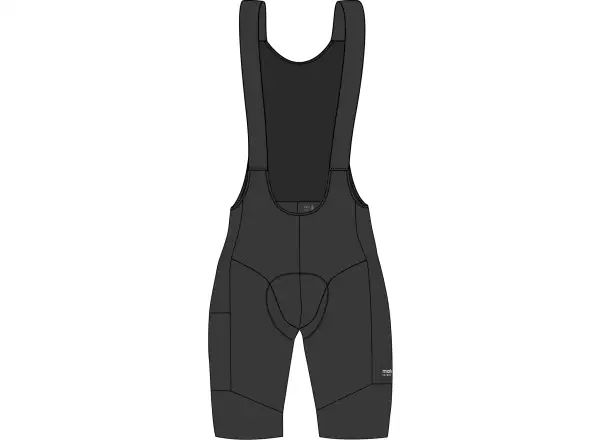 Maloja SalaschadaM. Herren-Shorts mit Einsatz und Trägern Deep Black