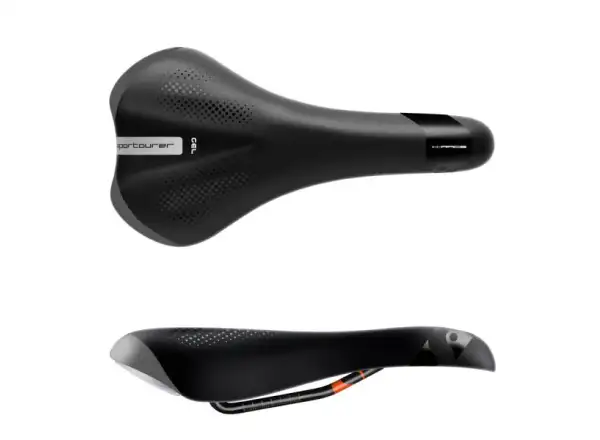 Sportourer X-RACE Gel S1 Sattel in Schwarz