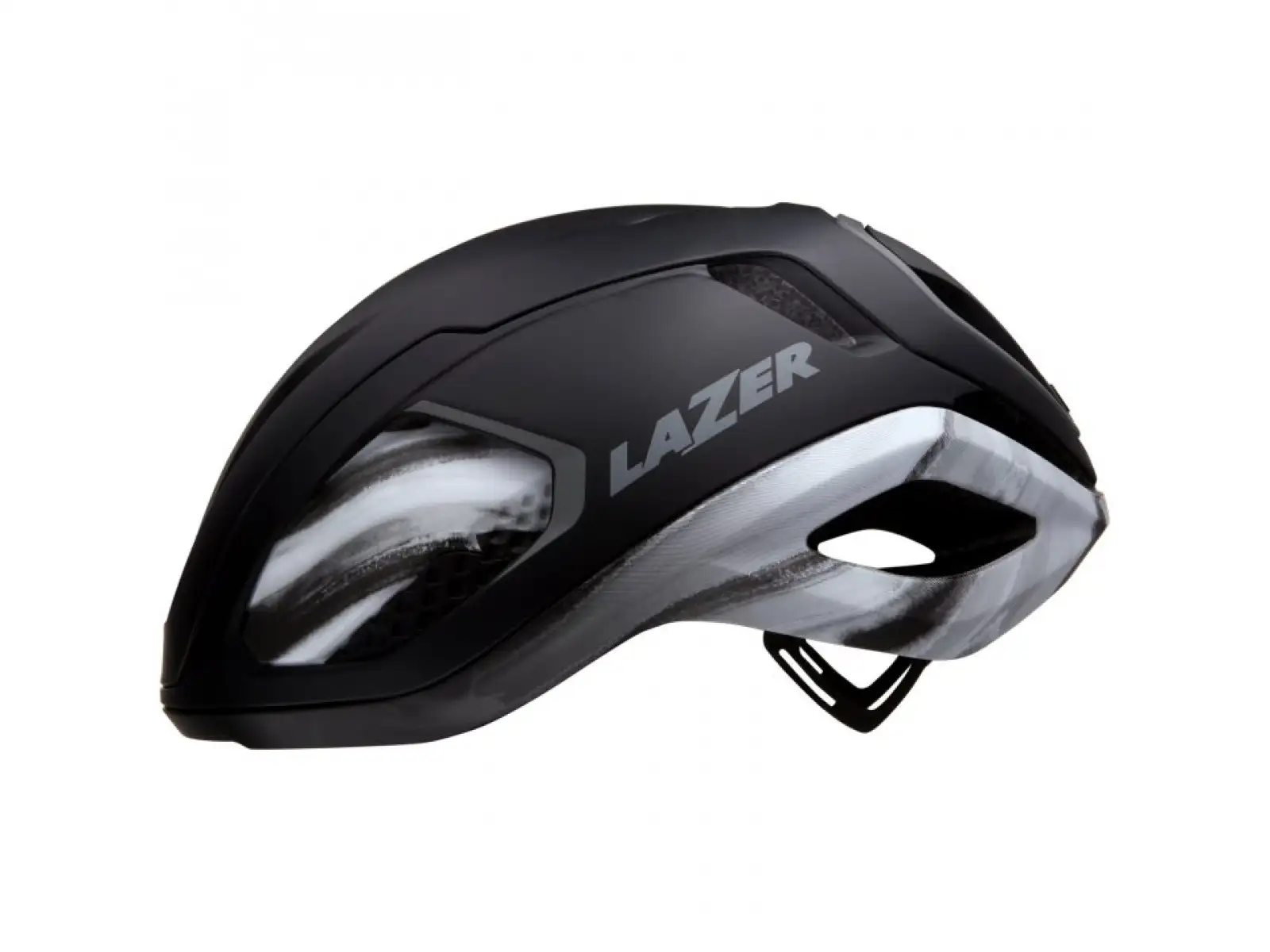 Lazer Vento KinetiCore Helm schwarz/silber