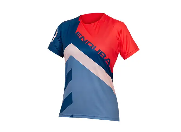 Endura SingleTrack Print Tee LTD Damen Short Sleeve Jersey Granatapfel