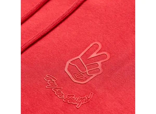 Troy Lee Designs Peace Out Herren-Sweatshirt Scarlet