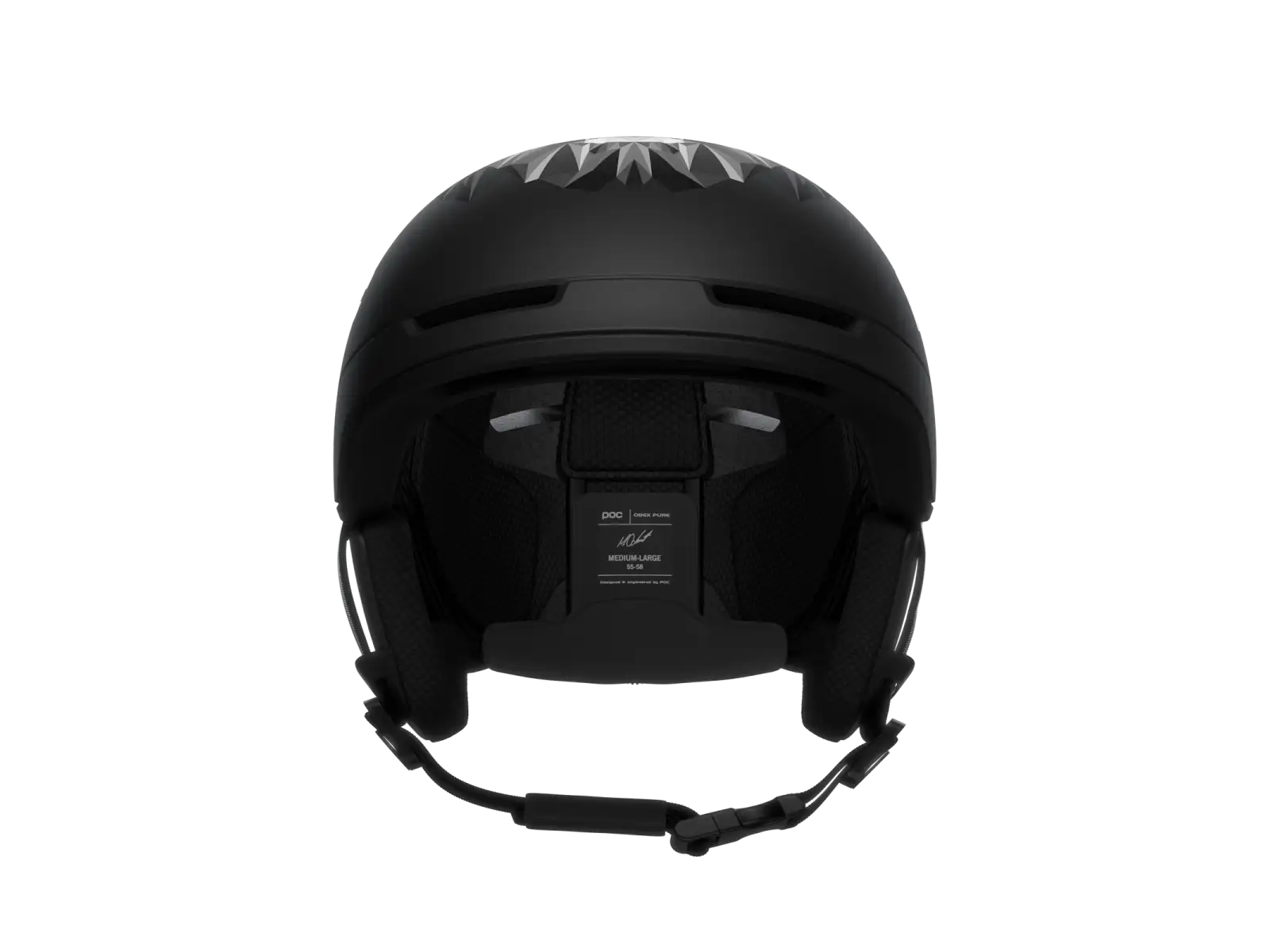 POC Obex Pure Odermatt Ed. Skihelm Uran Mattschwarz