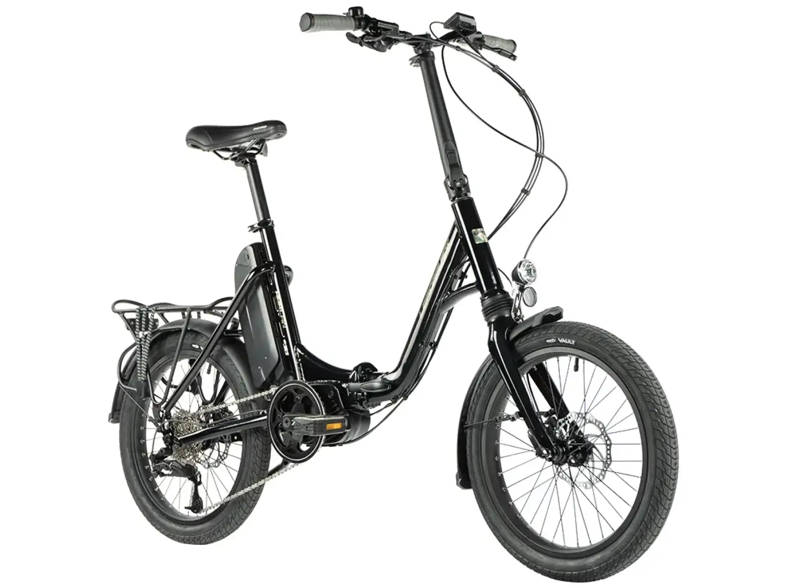 Leader Fox Harlan 20 faltbares Elektrofahrrad schwarz
