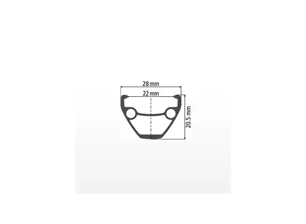DT Swiss 533D 26" MTB Felge schwarz