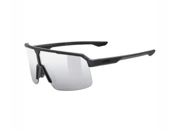 Uvex Ramp Fahrradbrille Black matt/Mirror Silver