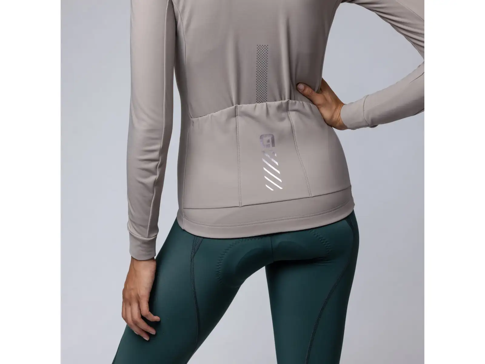 Alé Pragma Fondo 3.0 Damen Thermotrikot Langarm Rope Grey