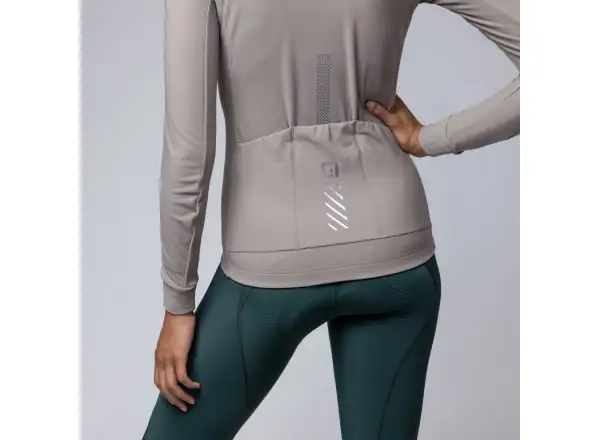 Alé Pragma Fondo 3.0 Damen Thermotrikot Langarm Rope Grey