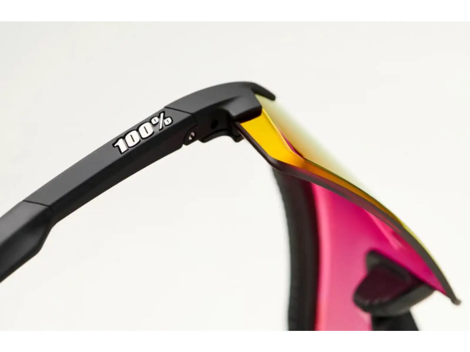 100% Aerocraft Brille Soft Tact Black/HiPER Red Multilayer Mirror