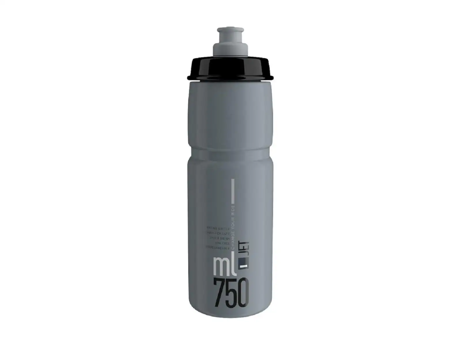 Elite Jet Flasche 750 ml Grau/Schwarz