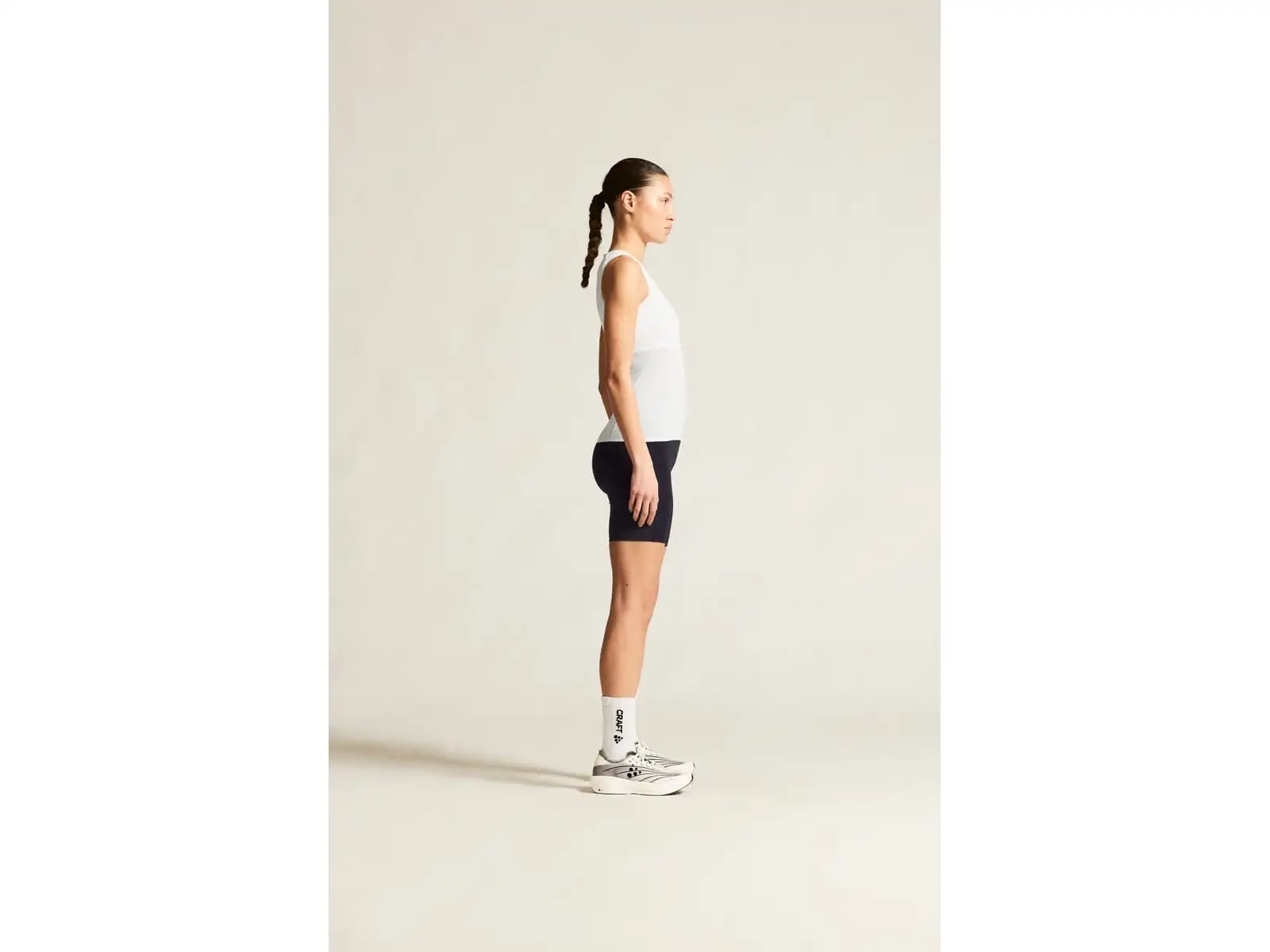 Craft Pro Dry Nanoweight Damen ärmelloses T-Shirt weiß