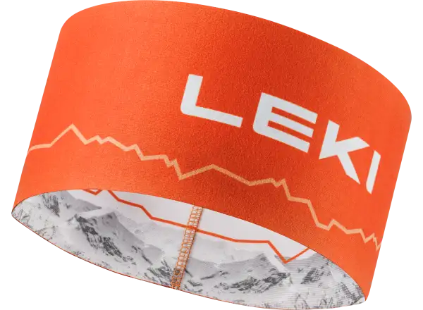 Leki XC Headband Stirnband White-orange Einheitsgröße