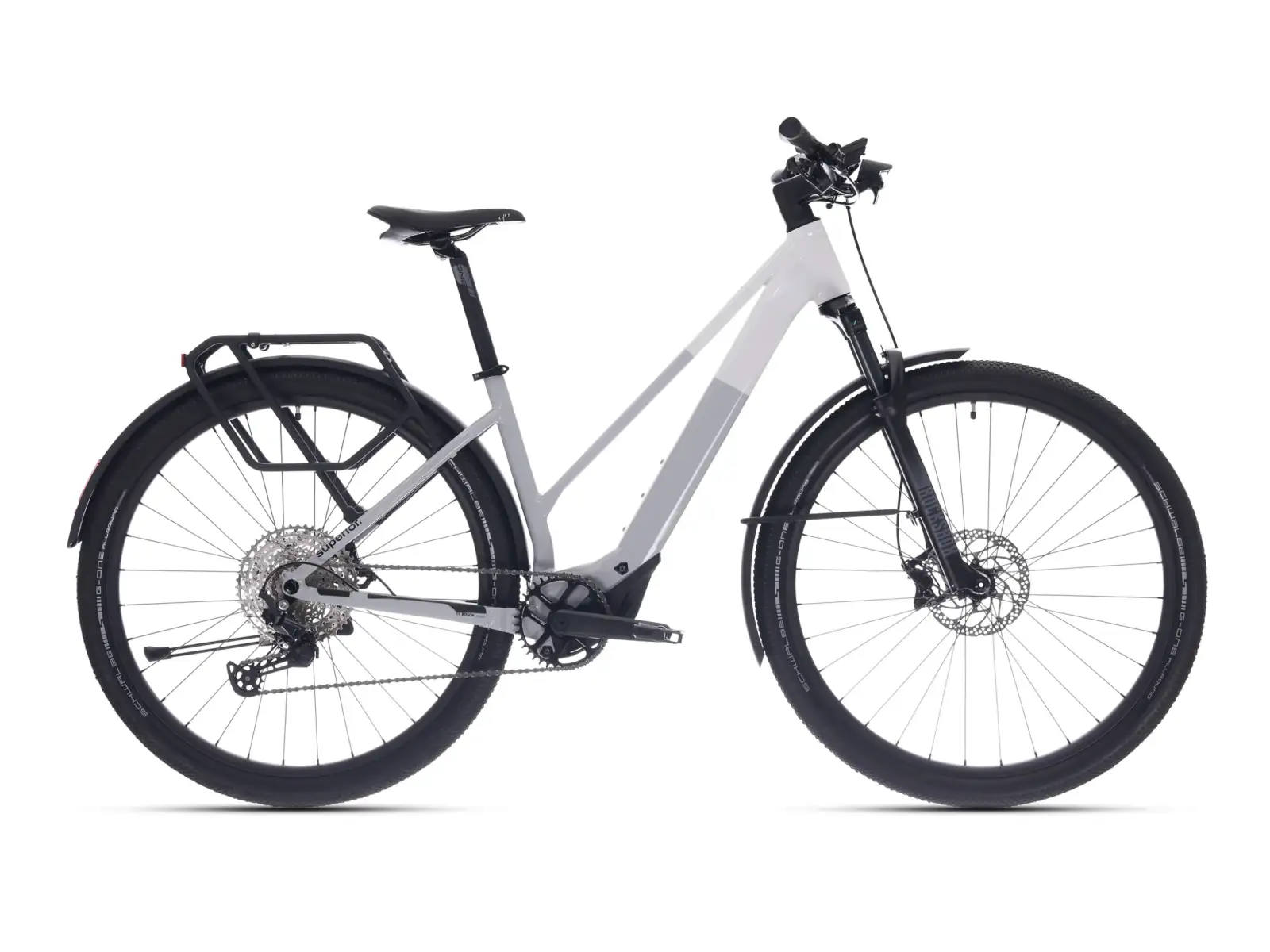 Superior iBlox 6.5 Mid Step elektrisches Stadtfahrrad Gloss Grey