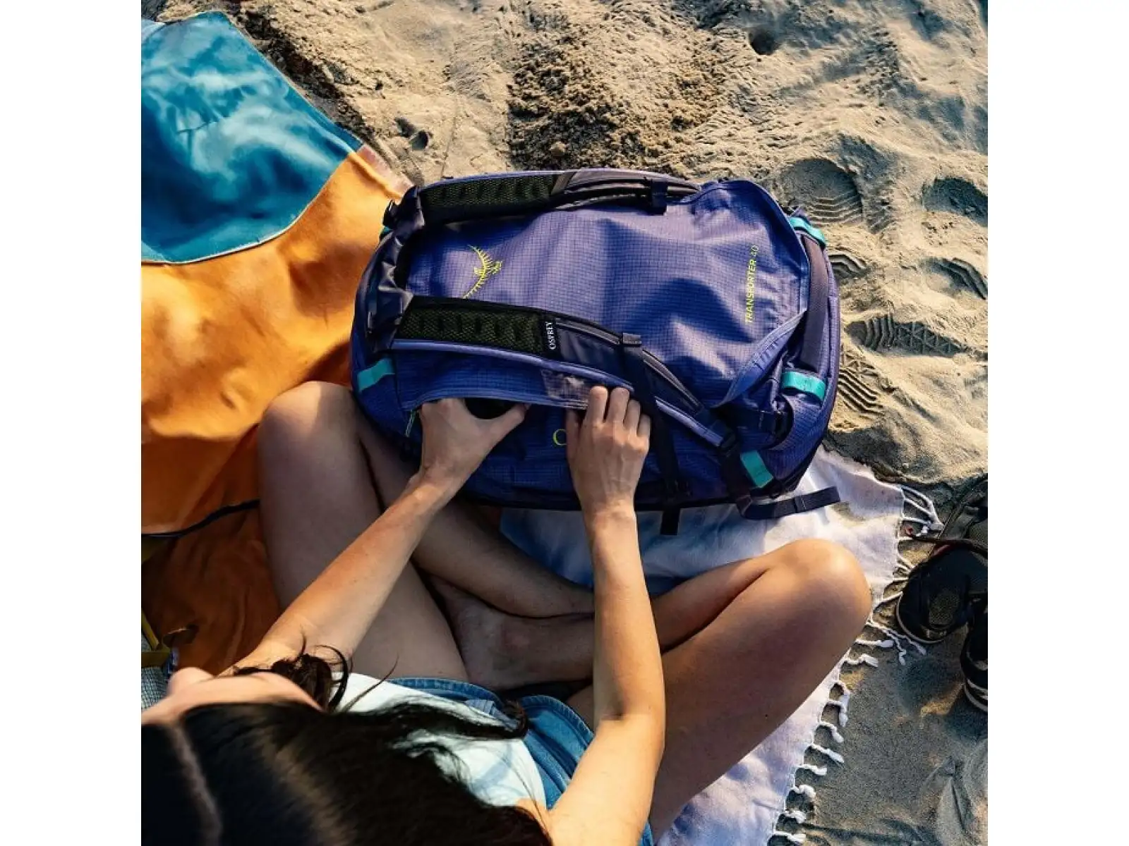 Osprey Transporter Duffel 40 Reisetasche Pine Leaf