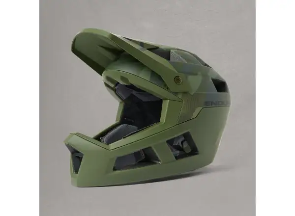 Endura SingleTrack Kinderhelm Olive Green