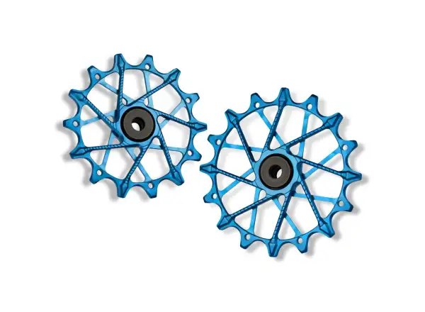 Garbaruk Schaltwerkröllchen für Sram Transmision 14+16z blau