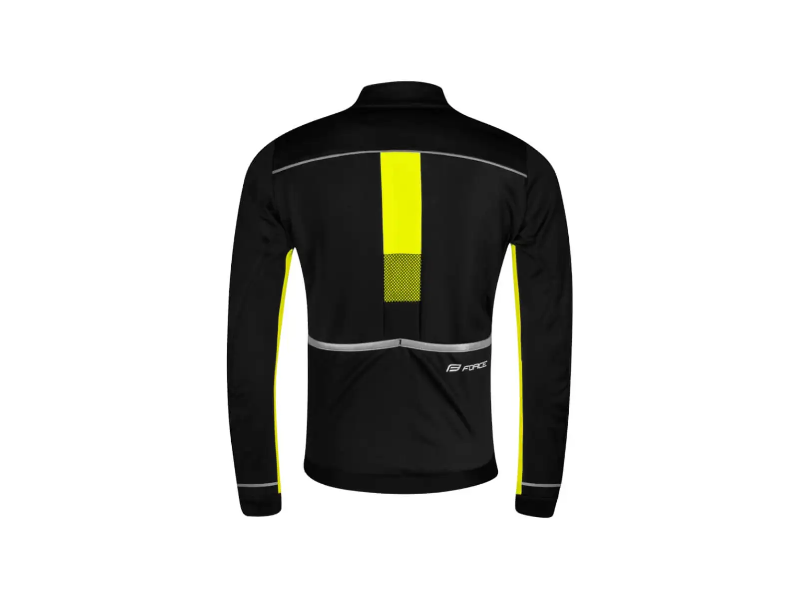 Force Frost Kid Kinderjacke schwarz / fluoreszierend gelb