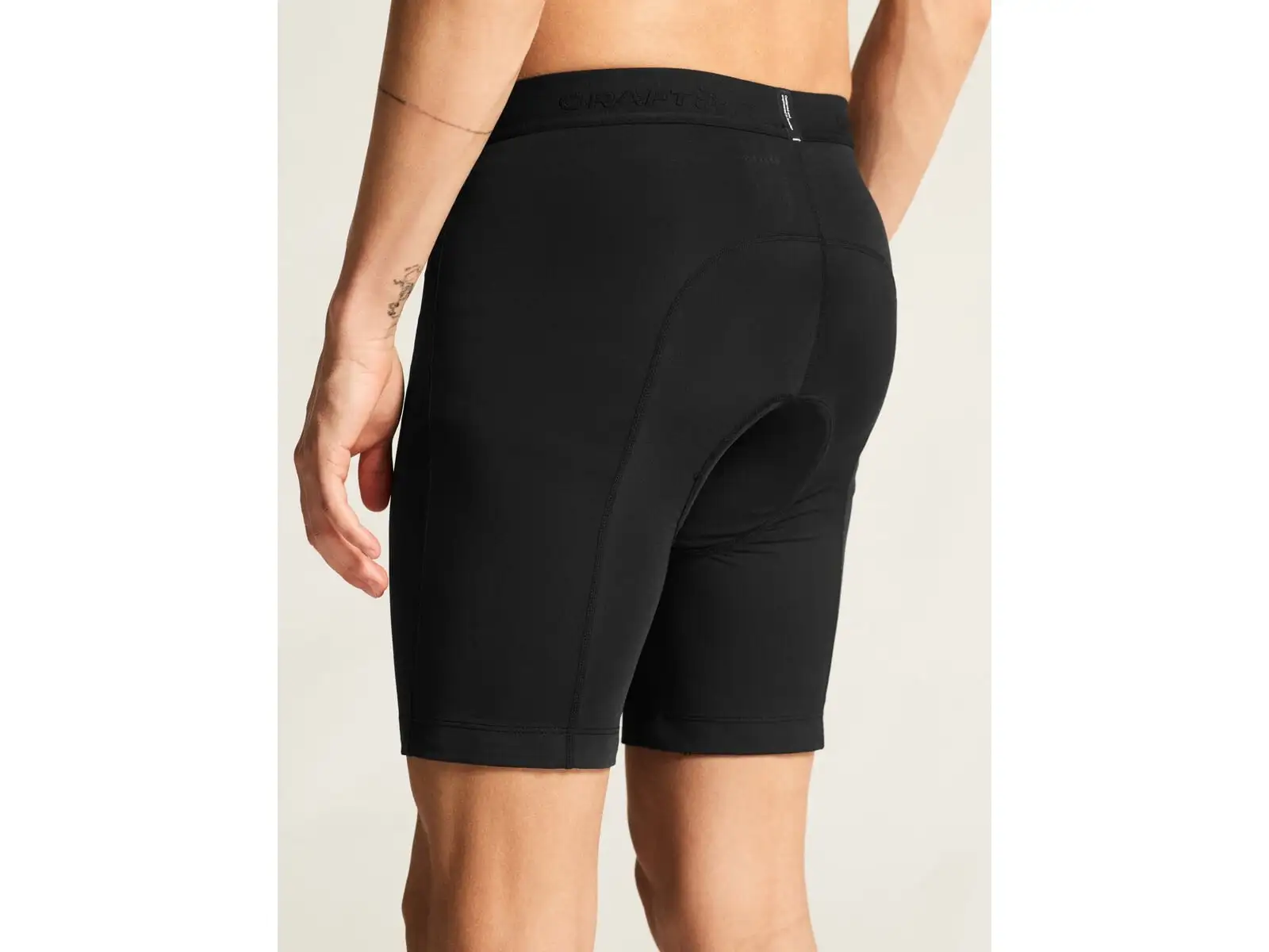 Crart Everyday Bike Liner C4 Herren Innenhose mit Polster schwarz