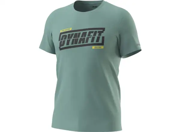 Dynafit Graphic Cotton Herren kurtzarm T-Shirt, Atlantic/Tabloid