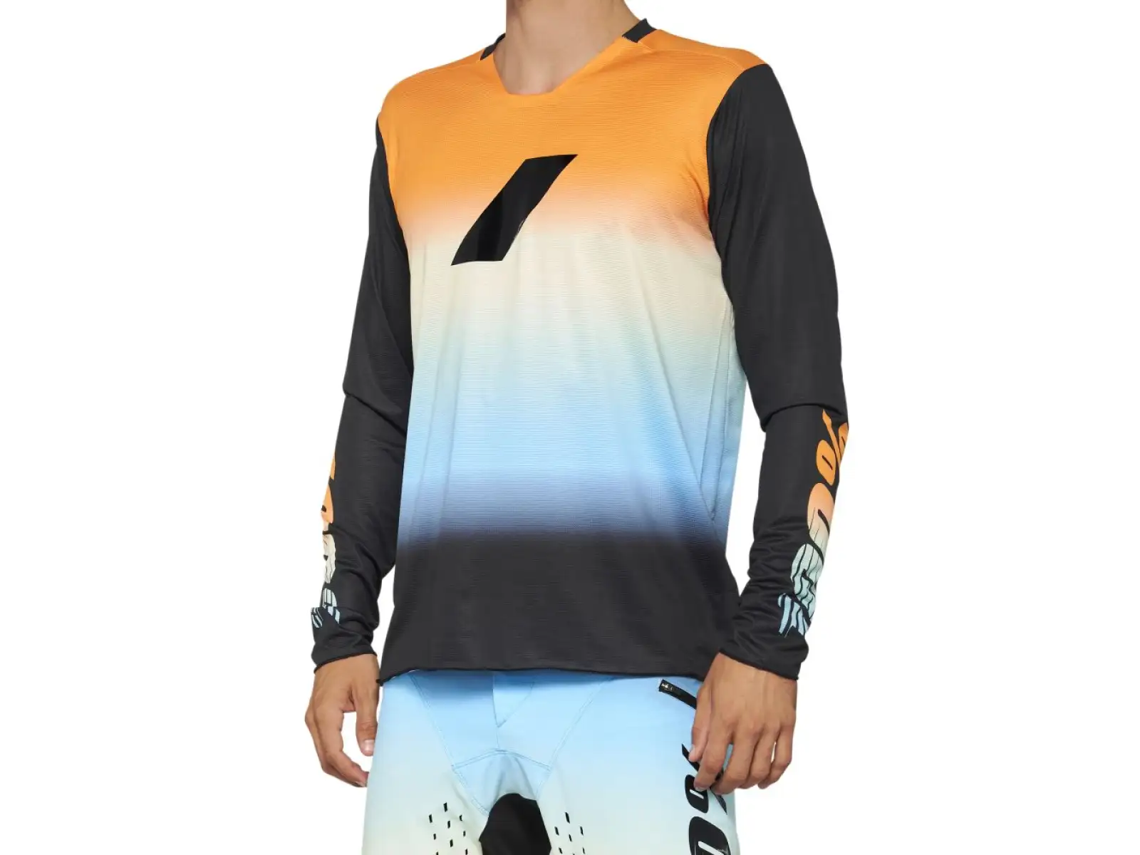 100% R-Core X LE Herrentrikot Langarm Sunset