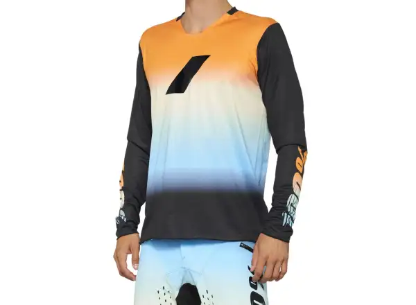 100% R-Core X LE Herrentrikot Langarm Sunset