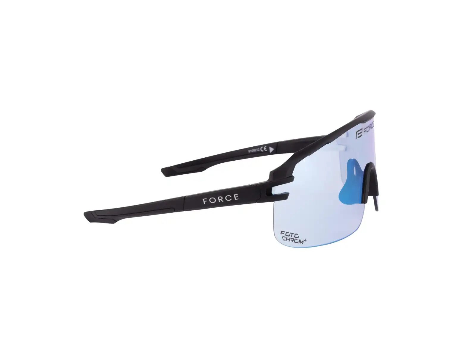 Force Epic Fahrradbrille schwarz/blau photochromatisches Glas