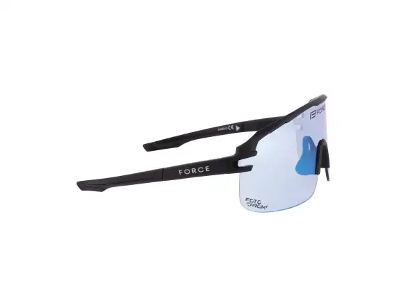 Force Epic Fahrradbrille schwarz/blau photochromatisches Glas