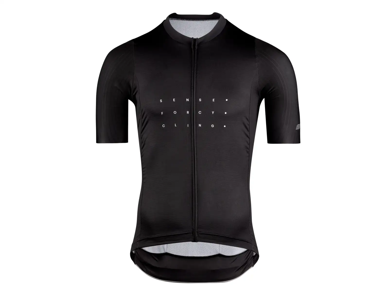Force Sense Unisex-Kurzarmtrikot schwarz