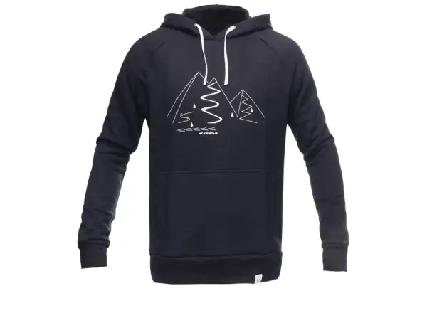Kästle Kapuzenpullover Mountain Men Herrenhoodie Schwarz
