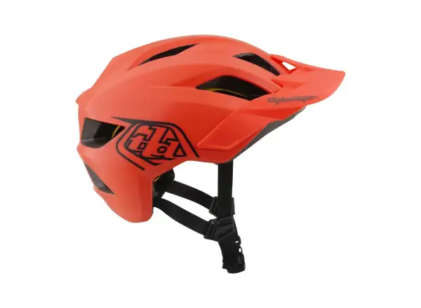Troy Lee Designs Flowline Mips Kinderhelm Point Coral/Charcoal